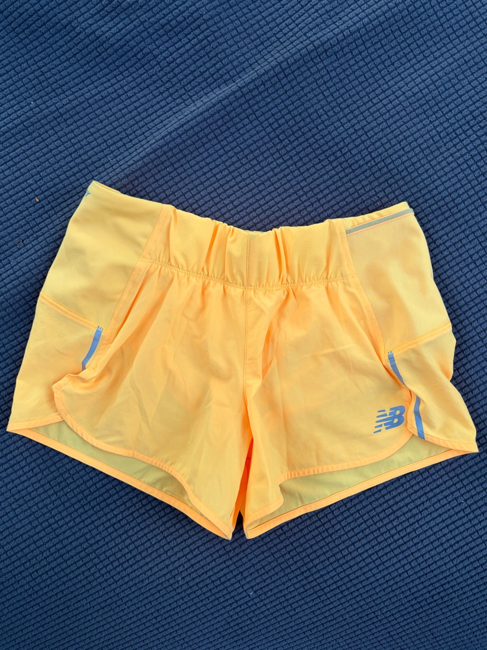 NB Impact Run 3" Shorts Mid Rise Vibrant Apricot Yellow Orange XS